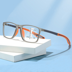 Occhiali da Lettura Multifocali 2025 per Uomo, Occhiali da Lettura Anti-Luce Blu, Occhiali da Lettura alla Moda per Uomo e Donna, Rossi UV400 TR90 - Product Image 1