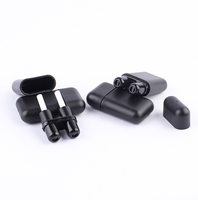 Inhalateur nasal double trou noir de haute qualité, aromathérapie, tube d'inhalateur nasal avec mèches en coton, inhalateur nasal vide