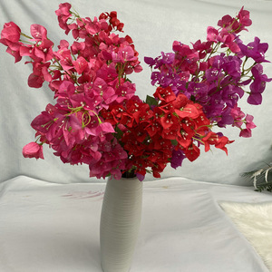 Flores Artificiales Queyiyi, Buganvilia de Seda de 100cm-200cm, Planta Decorativa para Interiores y Exteriores - Product Image 2