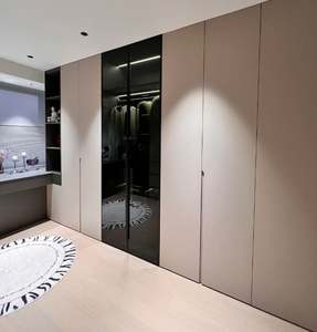 Moderno de lujo de almacenamiento de muebles Convertible de madera maciza dormitorio armario para el hogar Hotel Villa Panel de estilo - Product Image 3