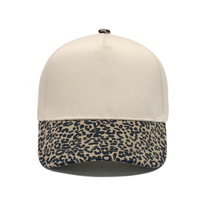 Bán buôn tùy chỉnh báo in vành 5 Bảng điều chỉnh Trucker Mũ hai tone Leopard Camo lá mô hình hóa đơn <span class=keywords><strong>Snapback</strong></span> Mũ bóng chày - Product Image 2