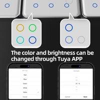 Produits de maison intelligente Zemismart, interrupteur tactile intelligent avec écran d'affichage Tuya Zigbee, compatible Smart Life, Alexa, Google Home
