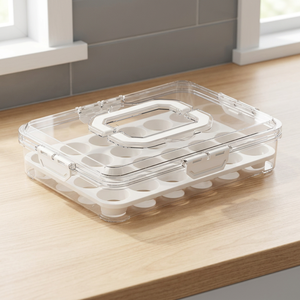 Classic Airtight Transparent Food <b>Storage</b> Box for Fruits Vegetables <b>Eggs</b> Seasonings Keep Fresh - Product Image 2