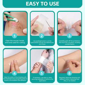 Parches de Hidrocoloide Autoadhesivos, Impermeables, Ultra Absorbentes y Flexibles, de Grado Médico, en Rollo, para Granos y Acné, Personalizables en Tamaño y Forma - Product Image 3