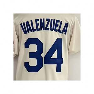 Prêt à Expédier <span class=keywords><strong>Fernando</strong></span> Valenzuela Throwback Maillot de Baseball Cousu de Meilleure Qualité - Product Image 1