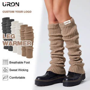 Mulheres de alta qualidade Soft Leg Warmers Inverno Quente Rua Loose Leg Warmers Custom Knit Long Leg Warmers - Product Image 1