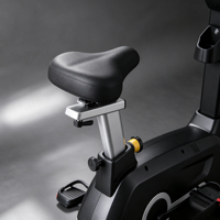 Bicicleta Estática Vertical Comercial AUGER con Pantalla LCD, Asiento Ajustable, Equipo de Fitness Cardiovascular para Interiores