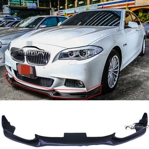 Alerón Inferior de Fibra de Carbono Estilo E, Divisor de Parachoques Delantero para BMW F10 520d 540i 550i M Tech 2010+ - Product Image 1