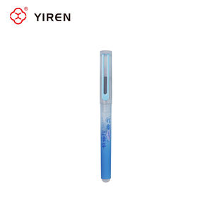 Stylo plume personnalisable YIREN, encre effaçable, poignée anti-fatigue, pointe en acier inoxydable bicolore, stylo publicitaire en gros - Product Image 2