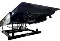 Niveleur de quai pour porte de garage, plateforme hydraulique 6-20 tonnes, rampe de chargement fixe, utilisation avec chariot élévateur en entrepôt