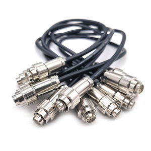 สายเชื่อมต่อกันน้ำ M12 ทองแดงบริสุทธิ์ ชุบนิกเกิล แบบตัวเมีย UL2464 26AWG 7 ขา สำหรับใช้กับตู้ PLC อุตสาหกรรม - Product Image 2