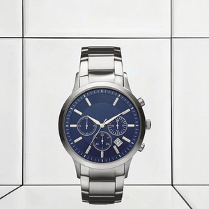 ساعة رجالية فاخرة من الفولاذ المقاوم للصدأ - تصميم عصري بطابع كلاسيكي مع قرص من كريستال الياقوت ومقاومة للماء حتى 5 بار - Product Image 2