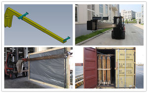 Kondisi Baru gagang kaca mekanis baja tahan karat untuk tambahan <span class=keywords><strong>Forklift</strong></span> - Product Image 2