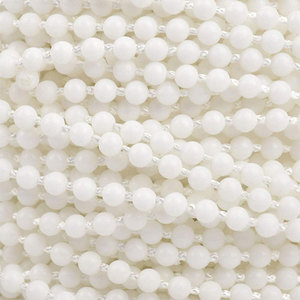 White Plastic Bead <strong>Chain</strong> 4.5mm <strong>Vertical</strong> Blind <strong>Chain</strong> for Curtain Accessories - Product Image 4