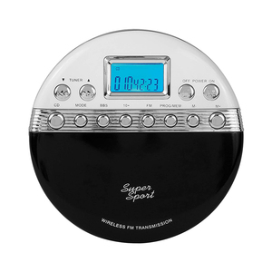 Reproductor de CD Personal portátil <span class=keywords><strong>Discman</strong></span> Pantalla LCD BBS Bass Boost FM Transmisión Altavoz Auricular Soporte para música MP3 de/RW - Product Image 3