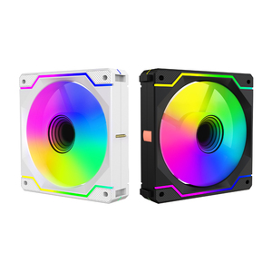 Nhà Máy Giá RGB Fan 12cm PC máy tính làm mát RGB với điều khiển từ xa tốc độ LED trường hợp Fan đầy màu sắc <span class=keywords><strong>CPU</strong></span> <span class=keywords><strong>Cooler</strong></span> cho chơi game máy tính để bàn - Product Image 4