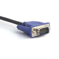 Câble VGA vers VGA SIPU 1m, paire torsadée avec gaine en PVC et blindage en feuille pour ordinateur