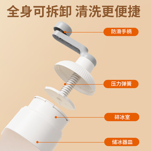 Manual <b>Ice</b> Shaver <b>Machine</b> 500ml Hand Crank Easy Operation For <b>Home</b> And Commercial Use - Product Image 3
