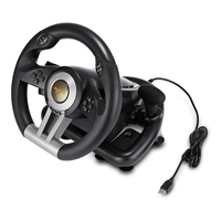 Volant et pédalier de jeu de course pour PC avec fonction de vibration, ensemble très demandé pour les jeux