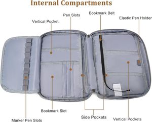 Échantillon gratuit : Grande housse de Bible, étui de transport pour livre avec poche zippée et housse de Bible haut de gamme pour femmes, directement de l'usine. - Product Image 4