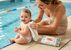 Lingettes pour bébé pratiques à tirer, 80 lingettes humides en tissu non tissé - Product Image 6