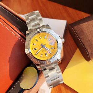 Montre mécanique de luxe pour homme, de haute qualité, en acier inoxydable, avec fonction de mesure de la vitesse, Breitlines - Product Image 1