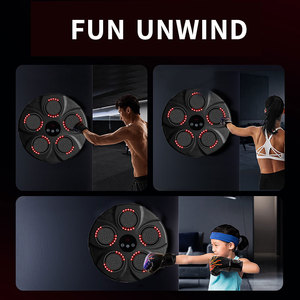 Nuevo Entrenador de Boxeo Musical Inteligente Multicolor de Alta Calidad YXC 2025, Máquina de Ejercicio de Boxeo Electrónica para Montar en la Pared para Adultos - Product Image 4