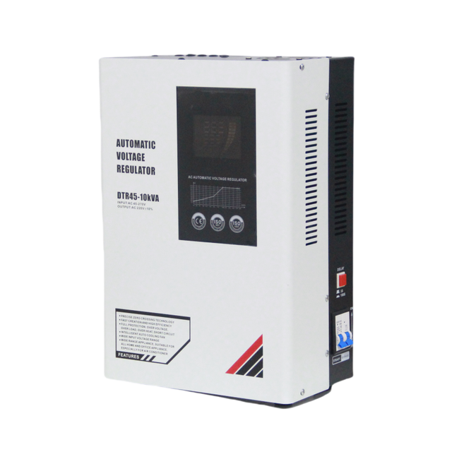 2KVA 5KVA Kva Voltage Stabilizer Single Phase Ac Output 220v Wide Input Range 45-280v 50hz Lcd Display Voltage Stabilizer