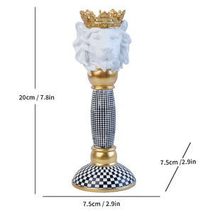 Artesanía Nórdica Abstracta de Animales, Decoraciones Modernas Minimalistas de Resina para el Hogar, Sala de Estar, Vinoteca, <span class=keywords><strong>Comedor</strong></span> - Product Image 5