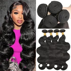 Prix de gros, mèches de cheveux humains ondulés, 100% 12A, mèches de cheveux humains ondulés, mèches de cheveux humains ondulés - Product Image 4