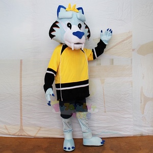 Disfraz personalizado <span class=keywords><strong>de</strong></span> Mascota <span class=keywords><strong>de</strong></span> lobo uniforme <span class=keywords><strong>de</strong></span> dibujos animados lindo personaje <span class=keywords><strong>de</strong></span> Animal adulto actividad fiesta juego disfraz <span class=keywords><strong>de</strong></span> Mascota <span class=keywords><strong>de</strong></span> felpa para la venta - Product Image 2