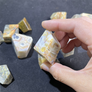 All'ingrosso di alta qualità naturale di cristallo di cristallo lucidato pazzo agata Freeform per la decorazione - Product Image 3