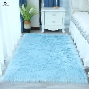 Hot sale faux fur carpet and rugs for living room alfombras shaggy kids mats high quality shaggy carpets