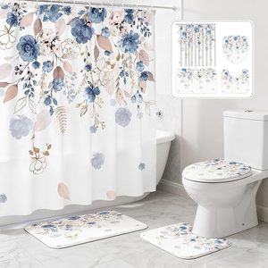 <span class=keywords><strong>Cortinas</strong></span> <span class=keywords><strong>de</strong></span> Ducha con Estampado Digital <span class=keywords><strong>de</strong></span> Flores, Diseño Grueso, para <span class=keywords><strong>Baño</strong></span>, Impermeables, Juego <span class=keywords><strong>de</strong></span> <span class=keywords><strong>Cortinas</strong></span> <span class=keywords><strong>de</strong></span> Ducha <span class=keywords><strong>de</strong></span> <span class=keywords><strong>Tela</strong></span> para <span class=keywords><strong>Baño</strong></span> - Product Image 4