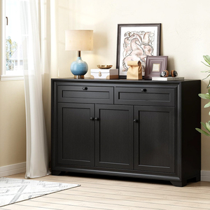 <strong>Sideboard</strong> Buffet Cabinet with Storage, Farmhouse <strong>Sideboard</strong>, Wood Coffee Bar Cabinet for Living Room, <strong>Kitchen</strong> - Product Image 4