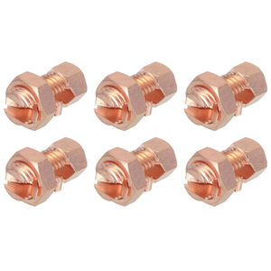 Perno dividido de cobre Premium para puesta a tierra Agarre fuerte a prueba de corrosión para pernos de líneas de transmisión y distribución de energía - Product Image 3