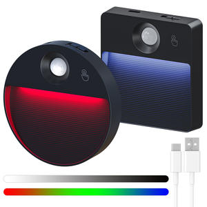 RGB wiederauf ladbare LED-Treppe Nachtlicht Dimmbare Touch-Steuerung Bewegungs sensor 750mAh Batterie Smart Home Modernes Treppen licht USB - Product Image 2