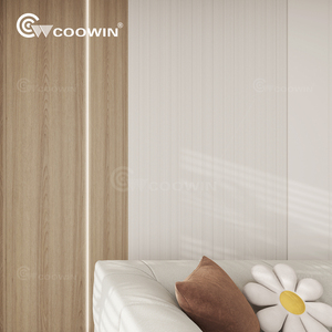 Tấm Tường hợp thời trang và nghệ thuật được thiết kế để tăng cường trang trí nội thất với kết cấu độc đáo có bảng tường rãnh <span class=keywords><strong>WPC</strong></span> - Product Image 6