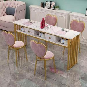 2025 Lucky Hot Sale <b>Nail</b> Salon Furniture <b>Nail</b> <b>Tables</b> <b>Nail</b> Art Beauty Salon Supplies Desk - Product Image 6