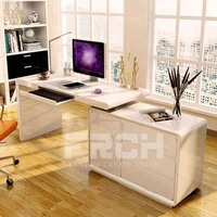 Bureau de direction de luxe de haute qualité, design moderne, mobilier de bureau, table d'ordinateur