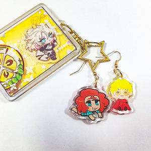 Kuien Custom Printed Anime Mascot Eco-Friendly Trendy Drop Acrylic Resin Charms Hot Sale Women's Jewellery Plastic Crafts