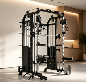 Station de fitness multifonction tout-en-un pour la maison : Rack de squat, machine Smith, équipement d'entraînement pour les épaules, la poitrine et les jambes MH - Product Image 2