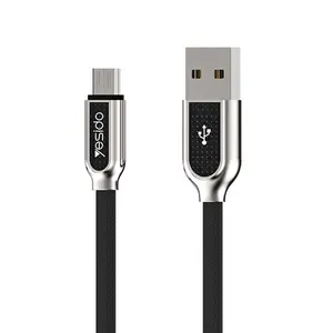 China Memproduksi Warna-warni 2.4A Tipe-C Micro USB 2.0 Kabel Data untuk Android dan iPhone