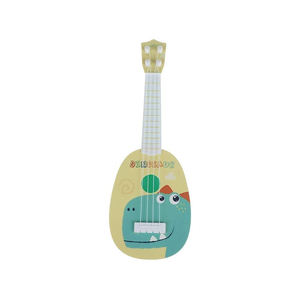 Mini chitarra a 4 corde giocattolo con il modello di animali creativi del fumetto educazione precoce Ukulele strumento musicale - Product Image 1