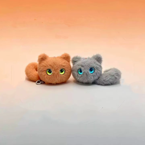 AI Curious <b>Cat</b> Cute Plush <b>Toy</b> <b>Interactive</b> Plush Bag Charm Emotional Healing Companion Supports AI Customization - Product Image 3