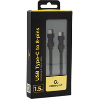 Cable de Carga USB Tipo C BEN77502AS de 1 m para Dispositivos USB de 8 Pines, Conveniente para Cargar