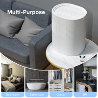 Déshumidificateur commercial à haute efficacité avec fonction de minuterie, écran LED, USB, mini, pour chambre à coucher, maison, bureau, camping-car, voiture
