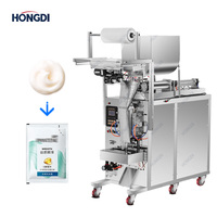 Machine de remplissage et d'emballage automatique de sachets de liquides à haute précision, contrôlée par PLC, pour aliments (miel, confiture, beurre de cacahuète)
