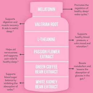 Compléments brûleurs de graisse nocturnes avec <span class=keywords><strong>L</strong></span>-théanine pour adultes - 60 capsules Gestion de <span class=keywords><strong>l</strong></span>'énergie - Product Image 2