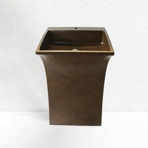 Gabinete de lavabo de baño duradero respetuoso con el medio ambiente personalizado VN, muebles para el hogar de cemento, encimera de hormigón, tocador de baño - Product Image 4